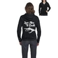thumbnail image 1 of MmF - Women's Sweatshirt Full-Zip Pullover - Halloween Love Him To Death Matching Halloween Couple, 1 of 5