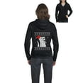 thumbnail image 1 of MmF - Women's Sweatshirt Full-Zip Pullover - XMAS DINOSAUR UGLY SWEATER, 1 of 5