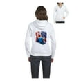 thumbnail image 1 of MmF - Women's Sweatshirt Full-Zip Pullover, up to Women Size 3XL - American Flag 4th of July, 1 of 5