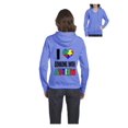 thumbnail image 1 of MmF - Women's Sweatshirt Full-Zip Pullover, up to Women Size 3XL - Autism Awareness, 1 of 5