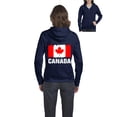thumbnail image 1 of MmF - Women's Sweatshirt Full-Zip Pullover, up to Women Size 3XL - Canada Flag, 1 of 5