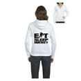 thumbnail image 1 of MmF - Women's Sweatshirt Full-Zip Pullover, up to Women Size 3XL - Eat Sleep Hockey, 1 of 5