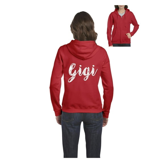 MmF - Women's Sweatshirt Full-Zip Pullover, up to Women Size 3XL - Gigi