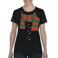 thumbnail image 1 of Artix - Women's T-Shirt Short Sleeve - Christmas Snowman Scarf, 1 of 5