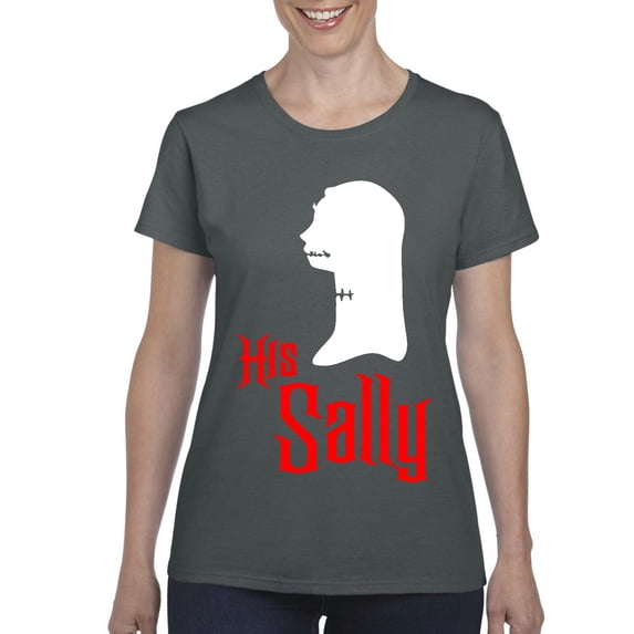 MmF - Women's T-Shirt Short Sleeve - Halloween Her Jack Matching Halloween Couple