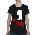 thumbnail image 1 of MmF - Women's T-Shirt Short Sleeve - Halloween Her Jack Matching Halloween Couple, 1 of 5