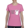 thumbnail image 1 of MmF - Women's T-Shirt Short Sleeve - Halloween Let`s Get Sheet Faced Ghost, 1 of 5
