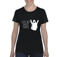 thumbnail image 1 of MmF - Women's T-Shirt Short Sleeve - Halloween Let`s Get Sheet Faced Ghost, 1 of 5