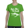 thumbnail image 1 of MmF - Women's T-Shirt Short Sleeve - Halloween Love Him To Death Matching Halloween Couple, 1 of 5