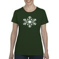 thumbnail image 1 of MmF - Women's T-Shirt Short Sleeve - Snowflake Christmas New Year, 1 of 5