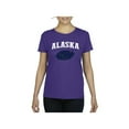 thumbnail image 1 of MmF - Women's T-Shirt Short Sleeve, up to Women Size 3XL - Alaska Flag, 1 of 5