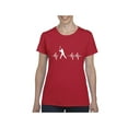 thumbnail image 1 of MmF - Women's T-Shirt Short Sleeve, up to Women Size 3XL - Baseball, 1 of 5