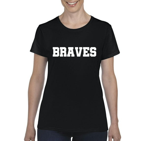 MmF - Women's T-Shirt Short Sleeve, up to Women Size 3XL - Braves