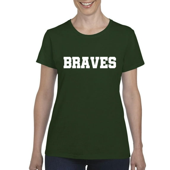 MmF - Women's T-Shirt Short Sleeve, up to Women Size 3XL - Braves