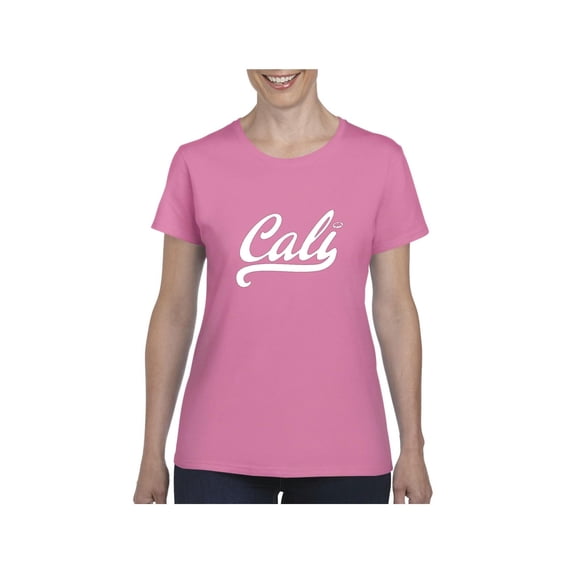 MmF - Women's T-Shirt Short Sleeve, up to Women Size 3XL - California Cali