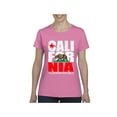 thumbnail image 1 of MmF - Women's T-Shirt Short Sleeve, up to Women Size 3XL - California Cali, 1 of 5