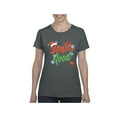 thumbnail image 1 of MmF - Women's T-Shirt Short Sleeve, up to Women Size 3XL - Christmas Dear Santa, 1 of 5