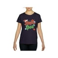 thumbnail image 1 of MmF - Women's T-Shirt Short Sleeve, up to Women Size 3XL - Christmas Dear Santa, 1 of 5