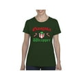 thumbnail image 1 of MmF - Women's T-Shirt Short Sleeve, up to Women Size 3XL - Christmas Wrapper, 1 of 5