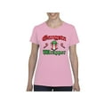 thumbnail image 1 of MmF - Women's T-Shirt Short Sleeve, up to Women Size 3XL - Christmas Wrapper, 1 of 5