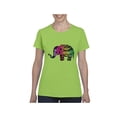 thumbnail image 1 of MmF - Women's T-Shirt Short Sleeve, up to Women Size 3XL - Elephant, 1 of 5
