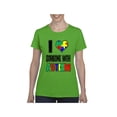 thumbnail image 1 of MmF - Women's T-Shirt Short Sleeve, up to Women Size 3XL - I Love Someone With Autism, 1 of 5