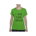 thumbnail image 1 of MmF - Women's T-Shirt Short Sleeve, up to Women Size 3XL - I Speak Fluent Sarcasm, 1 of 5