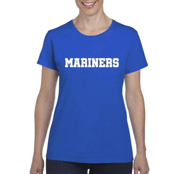 MmF - Women's T-Shirt Short Sleeve, up to Women Size 3XL - Mariners