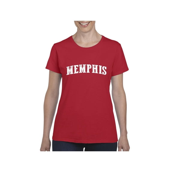 MmF - Women's T-Shirt Short Sleeve, up to Women Size 3XL - Memphis