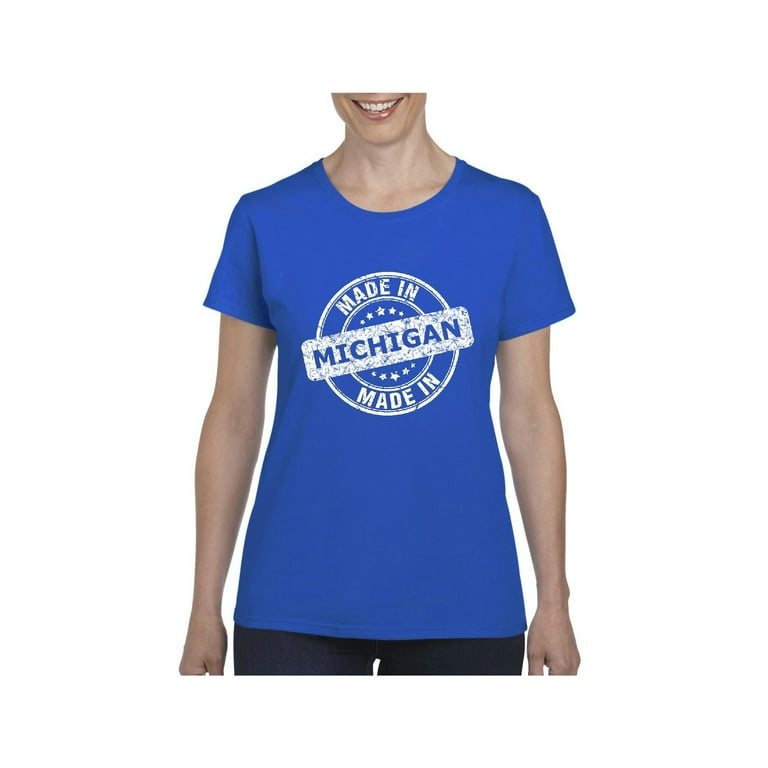 MmF - Women's T-Shirt Short Sleeve, up to Women Size 3XL - Michigan Made