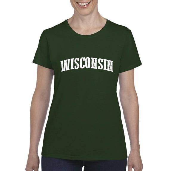 MmF - Women's T-Shirt Short Sleeve, up to Women Size 3XL - Milwaukee Wisconsin