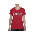 thumbnail image 1 of MmF - Women's T-Shirt Short Sleeve, up to Women Size 3XL - Nashville Tennessee Flag, 1 of 5