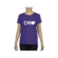 thumbnail image 1 of MmF - Women's T-Shirt Short Sleeve, up to Women Size 3XL - Ohio Map, 1 of 5