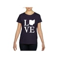 thumbnail image 1 of MmF - Women's T-Shirt Short Sleeve, up to Women Size 3XL - Ohio, 1 of 5