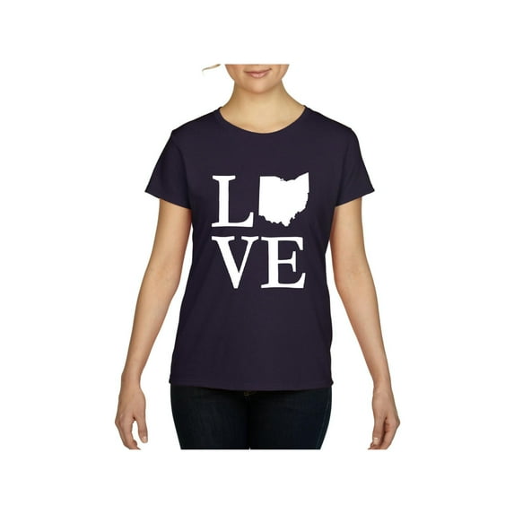 MmF - Women's T-Shirt Short Sleeve, up to Women Size 3XL - Ohio