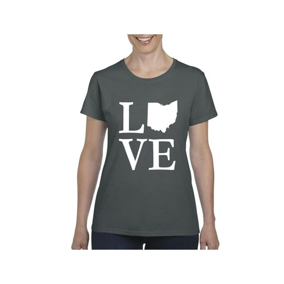 MmF - Women's T-Shirt Short Sleeve, up to Women Size 3XL - Ohio