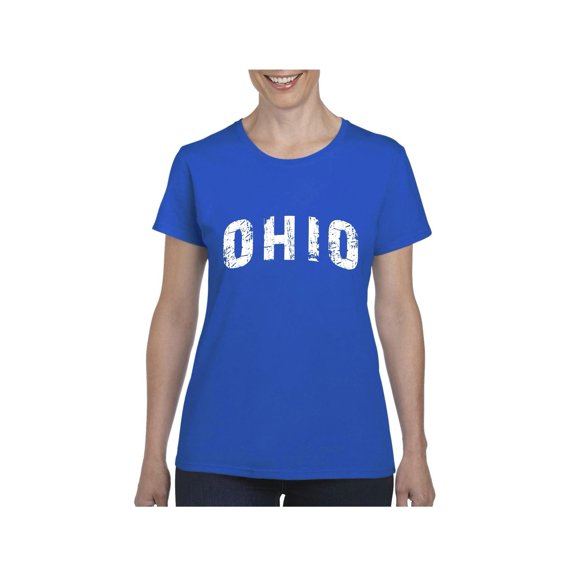 MmF - Women's T-Shirt Short Sleeve, up to Women Size 3XL - Ohio