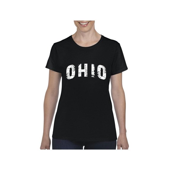 MmF - Women's T-Shirt Short Sleeve, up to Women Size 3XL - Ohio