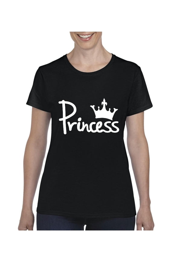 Women's T-Shirt Short Sleeve - Princess Crown