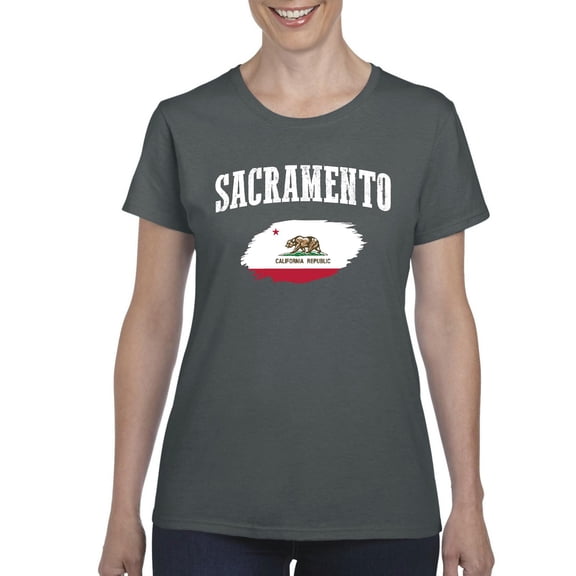 MmF - Women's T-Shirt Short Sleeve, up to Women Size 3XL - Sacramento