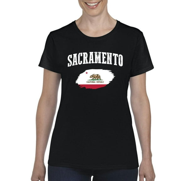 MmF - Women's T-Shirt Short Sleeve, up to Women Size 3XL - Sacramento