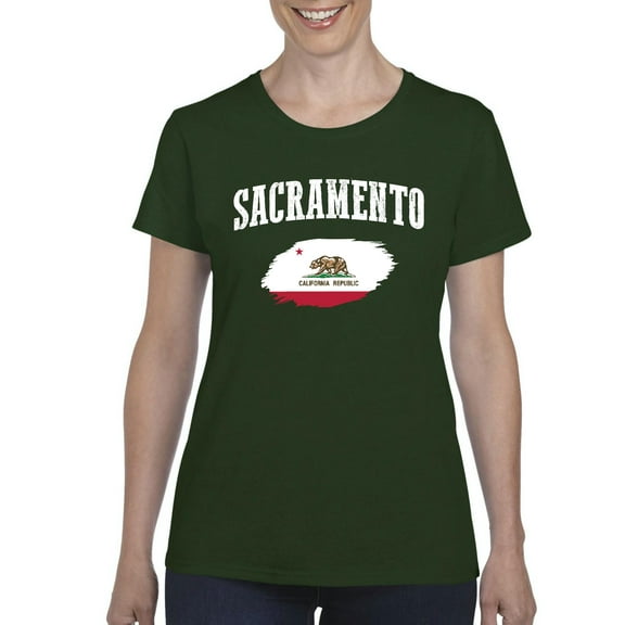 MmF - Women's T-Shirt Short Sleeve, up to Women Size 3XL - Sacramento
