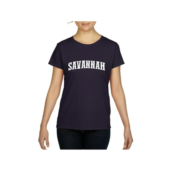 MmF - Women's T-Shirt Short Sleeve, up to Women Size 3XL - Savannah