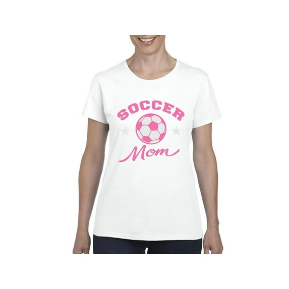 MmF - Women's T-Shirt Short Sleeve, up to Women Size 3XL - Soccer Mom