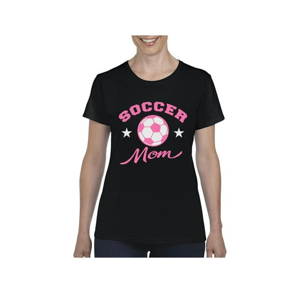 MmF - Women's T-Shirt Short Sleeve, up to Women Size 3XL - Soccer Mom