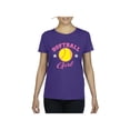 thumbnail image 1 of MmF - Women's T-Shirt Short Sleeve, up to Women Size 3XL - Softball Girl, 1 of 5