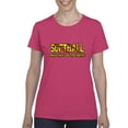 thumbnail image 1 of MmF - Women's T-Shirt Short Sleeve, up to Women Size 3XL - Softball Play Hard or Go Home, 1 of 5