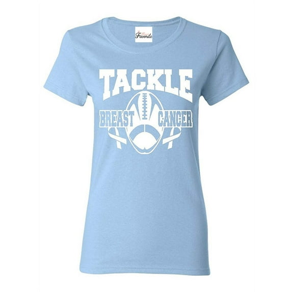 MmF - Women's T-Shirt Short Sleeve, up to Women Size 3XL - Tackle Breast Cancer