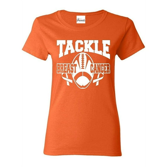 MmF - Women's T-Shirt Short Sleeve, up to Women Size 3XL - Tackle Breast Cancer