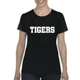 thumbnail image 1 of MmF - Women's T-Shirt Short Sleeve, up to Women Size 3XL - Tigers, 1 of 5